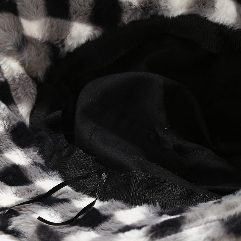 Contrast Color Checker Outdoors Bucket Hats