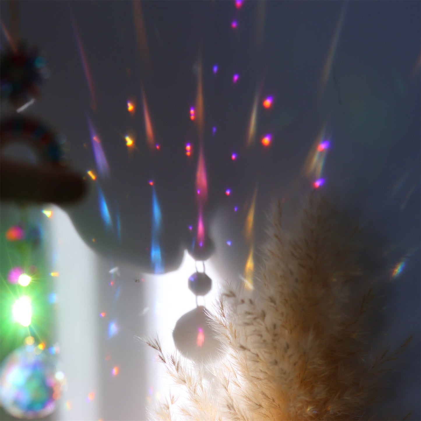 3+ Colorful Star Moon Suncatcher Hangings