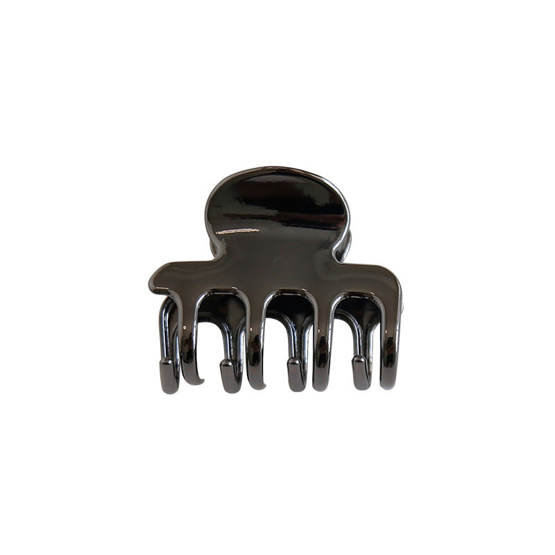 Trendy Solid Color Medi-Sized Metal Hair Claw