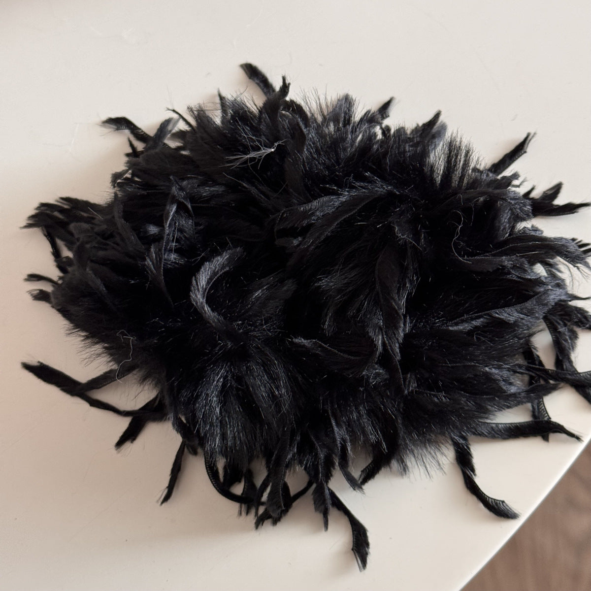 Soft Long Fuzzy Fluffy Fur Hair Tie