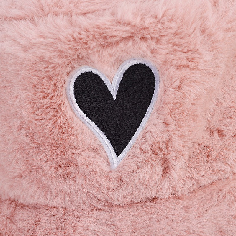 Love Patch Simple Soft Bucket Hats