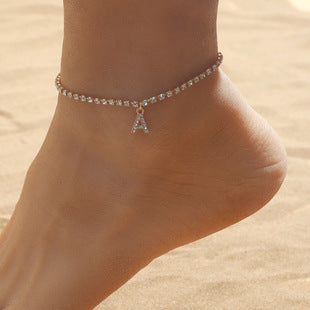 Vintage Zircon Delicate Anklet