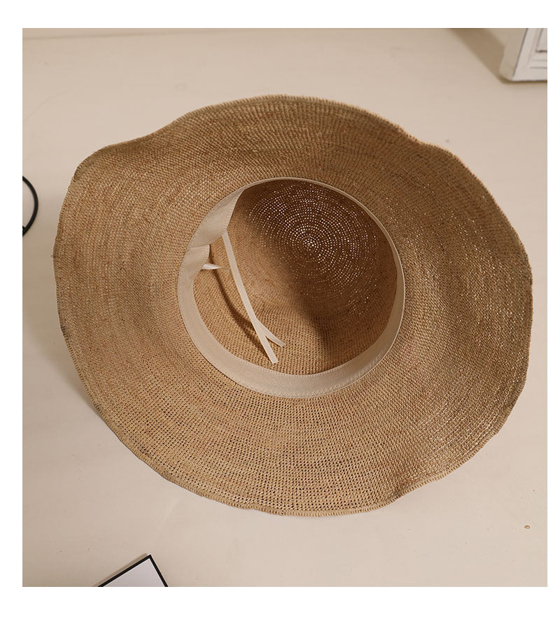 Casual Solid Color Handwoven Fisherman Hat