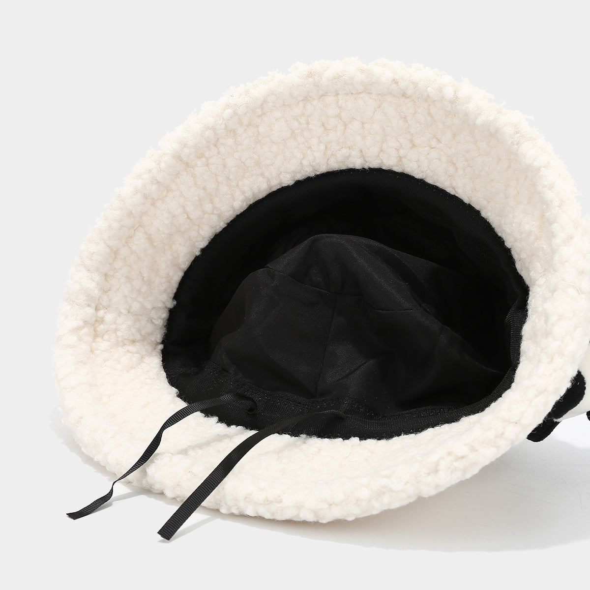 Cute Panda Sherpa Bucket Winter Hat