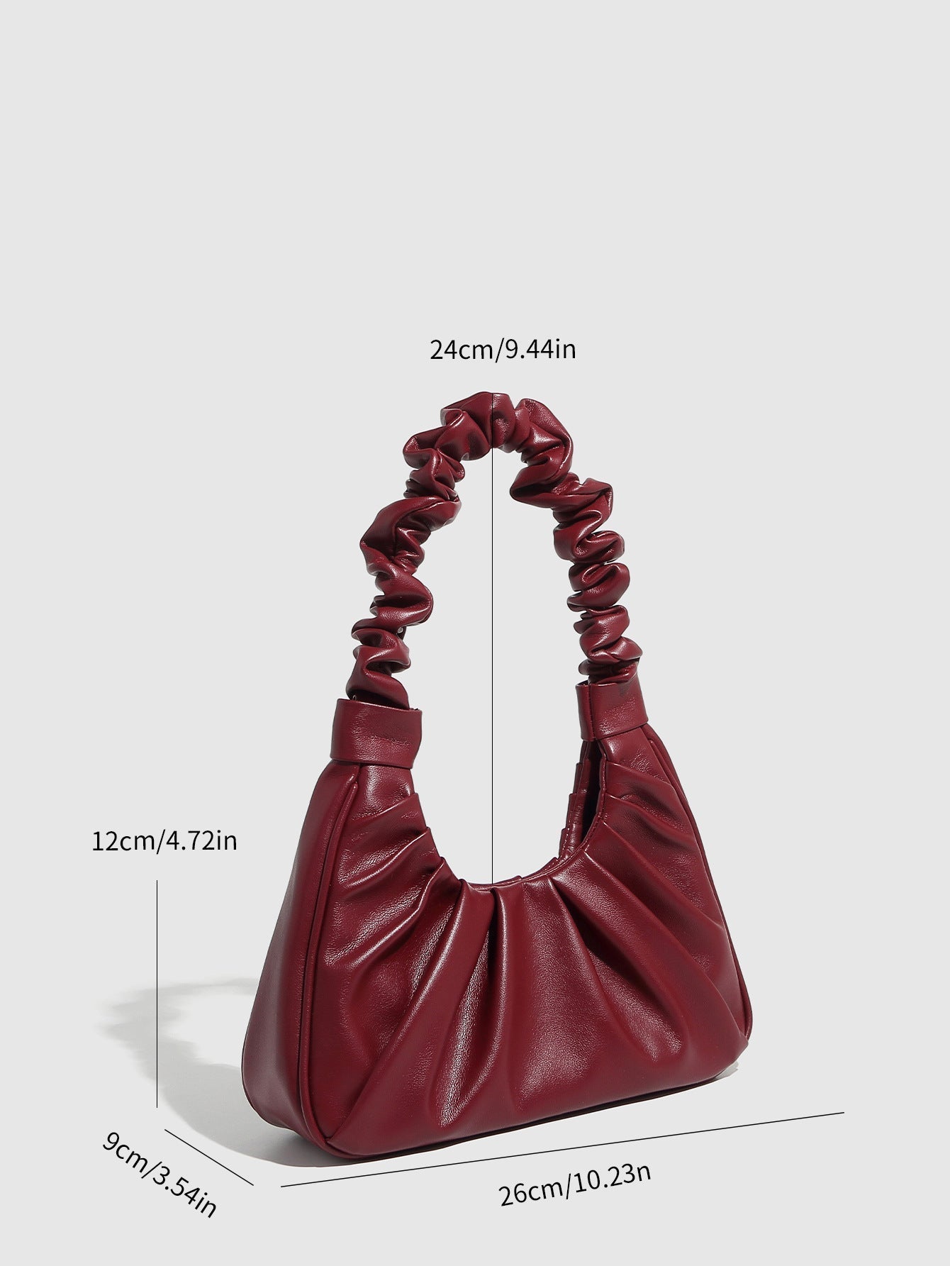 Minimalist Ruched Cloud Shoulder Bag
