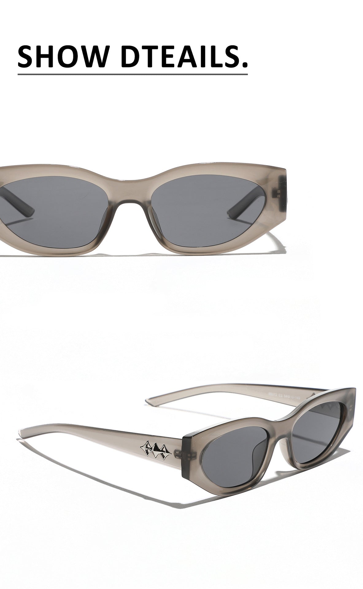 Punk Cat-Eye Polarized Sunglasses