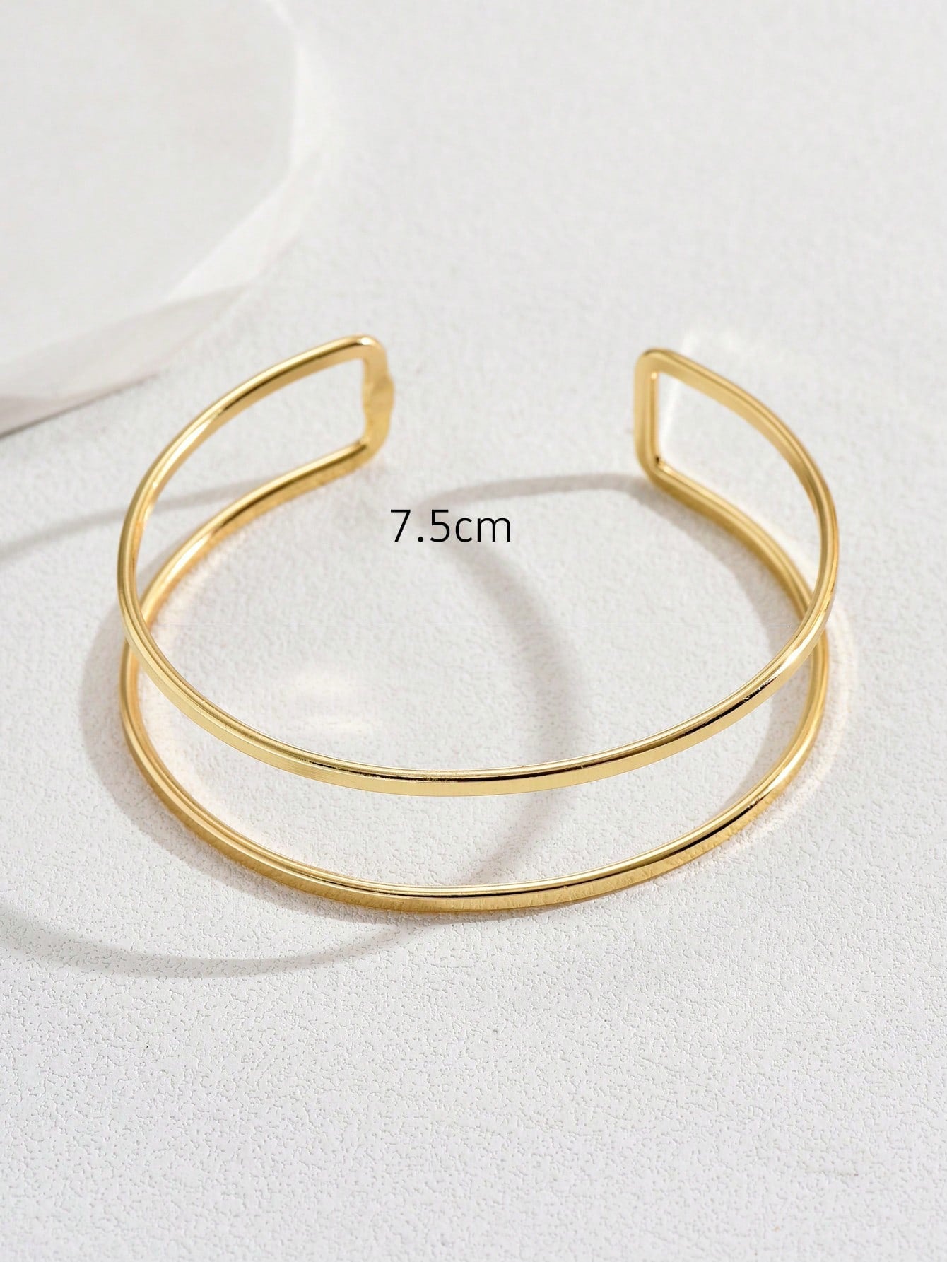 Simple Layered Open Arm Cuff