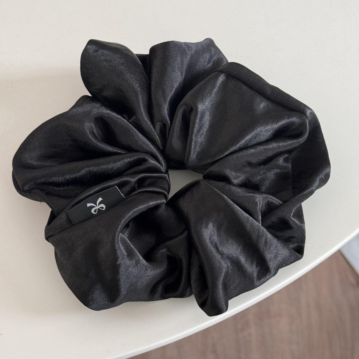 Elegant Elastic Band Satin Solid Color Scrunchies