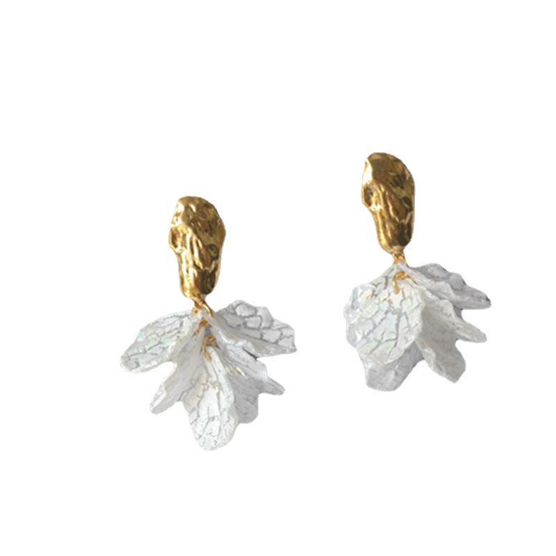 Sweet Fish Tail Stud Dangle Earrings