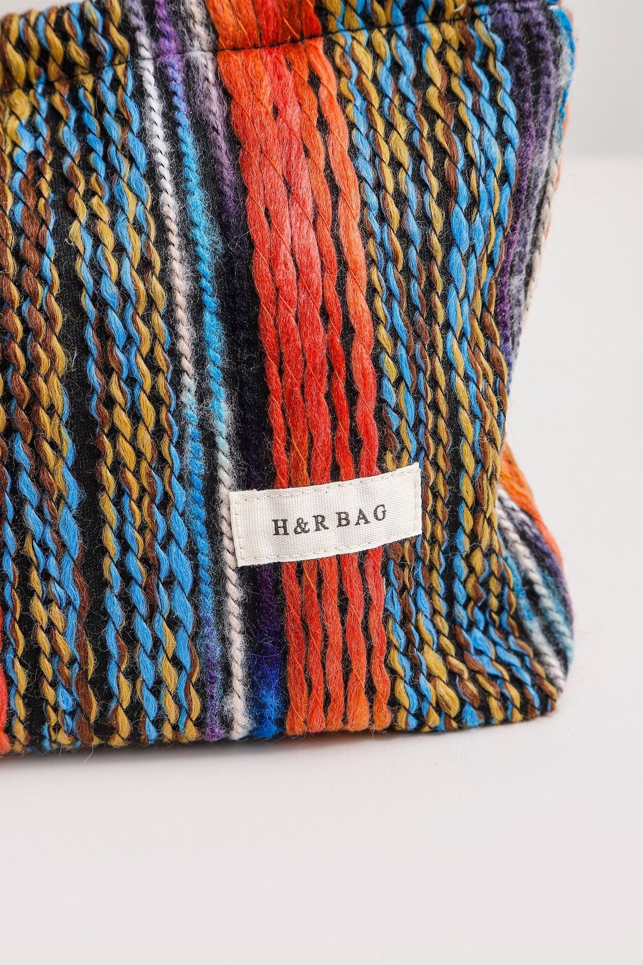 Vintage Knitted Travel Makeup Bag