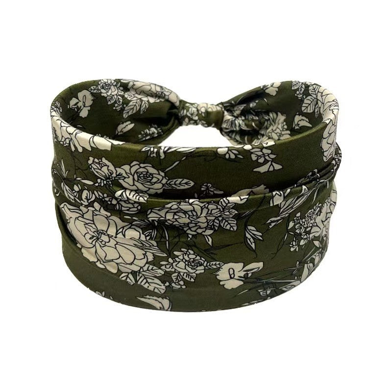 Printed Knot Elastic Headband