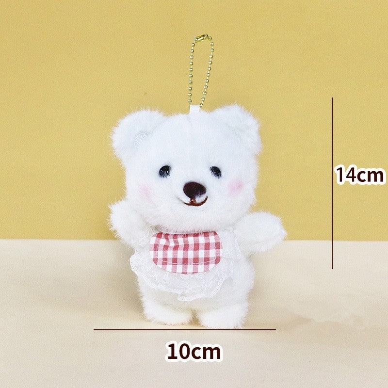 Cute Cartoon Plush Toy Beaded Chain Pendant