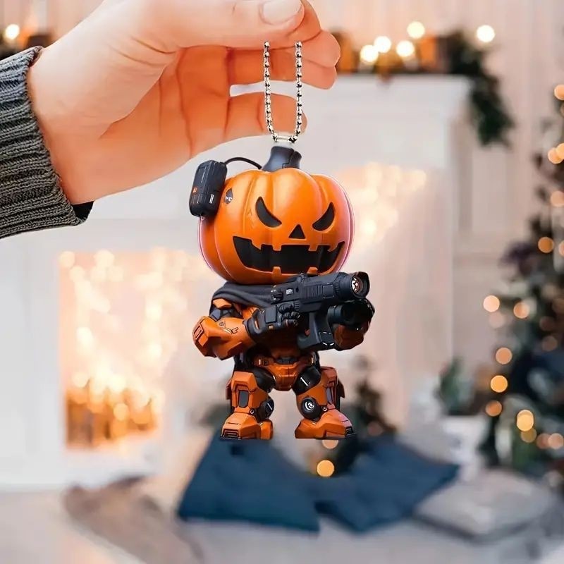 Halloween Pumpkin Man Pendant