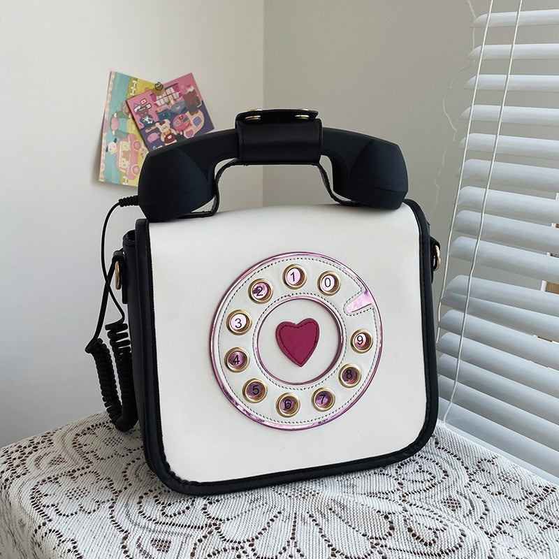 Creative Telephone Design Handle Bag