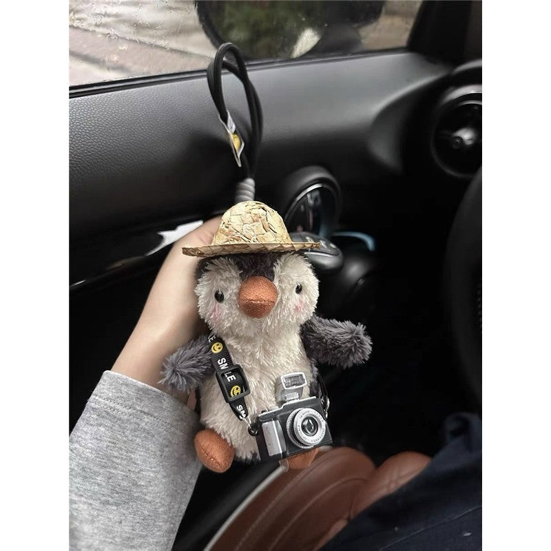 Plush Penguin Keychain Pendant