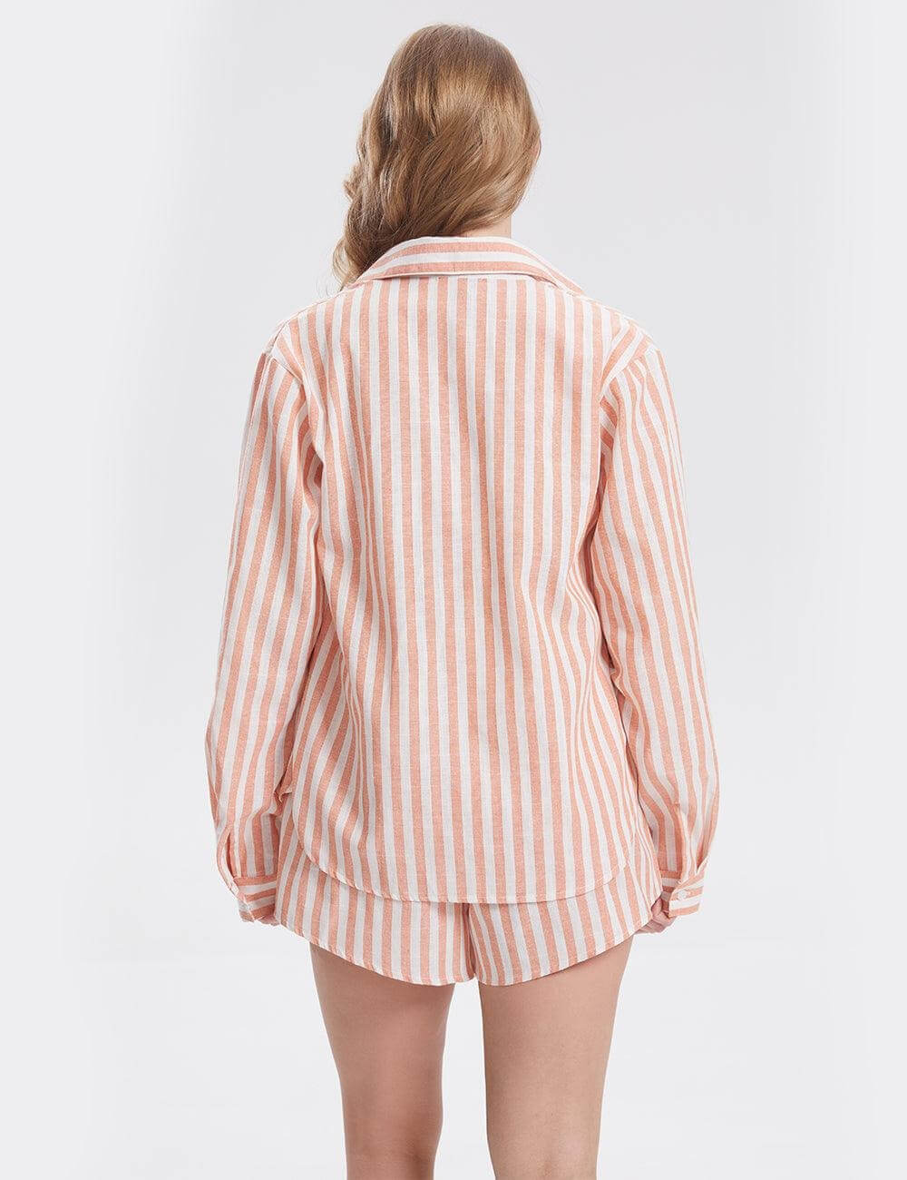 Stripe Shirts and Shorts Sets