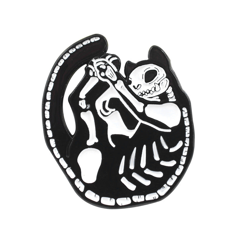 Halloween Unisex Cartoon Animal Metal Brooches