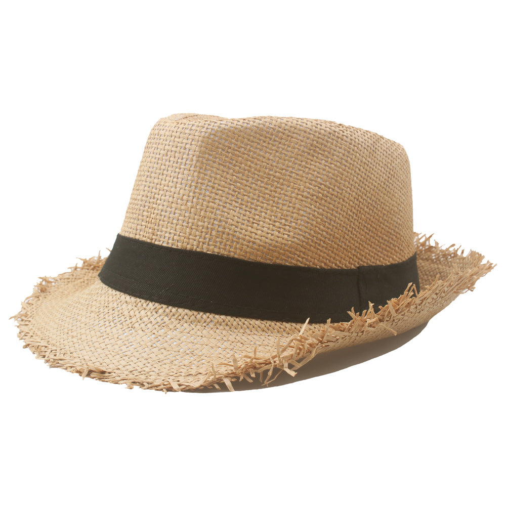 Men Fashion Casual Breathable Sunscreen Straw Hat