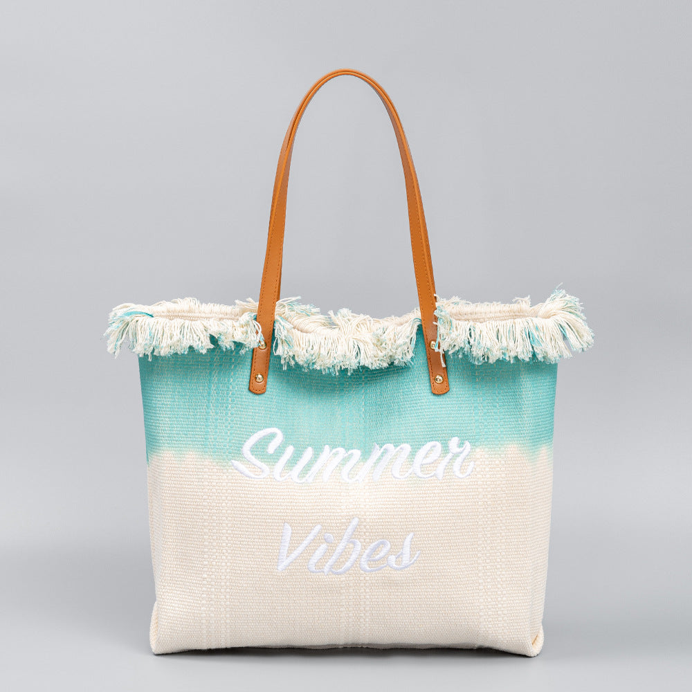 Sac fourre-tout brodé style bohème décontracté pour les fêtes
