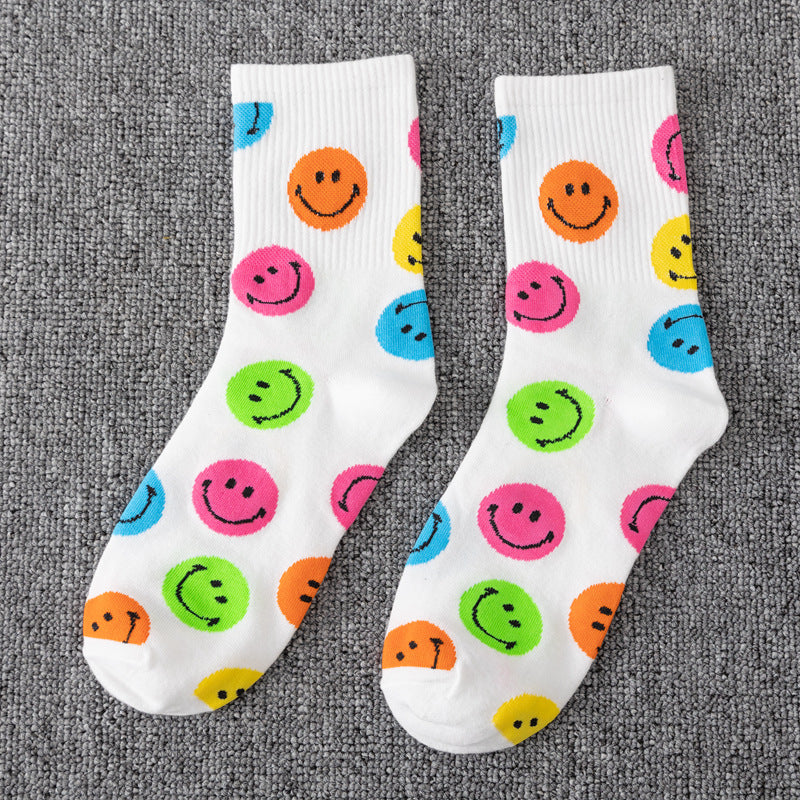 Calcetines de mujer con carita sonriente