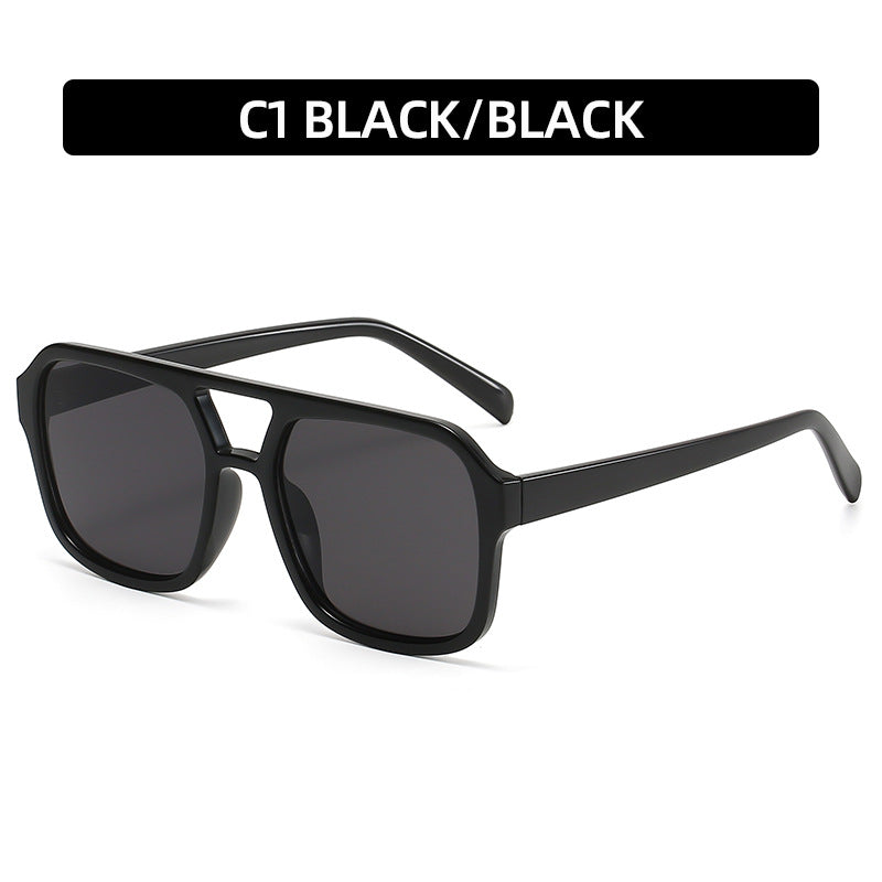 Gafas de sol clásicas de aviador de doble haz