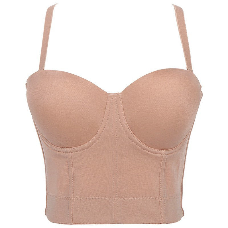 Women Fashion Solid Color Sling Corset