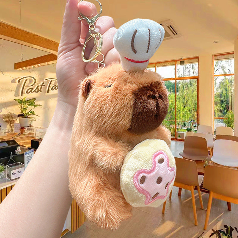 Adorable llavero de peluche con colgante para bolso y personajes coloridos