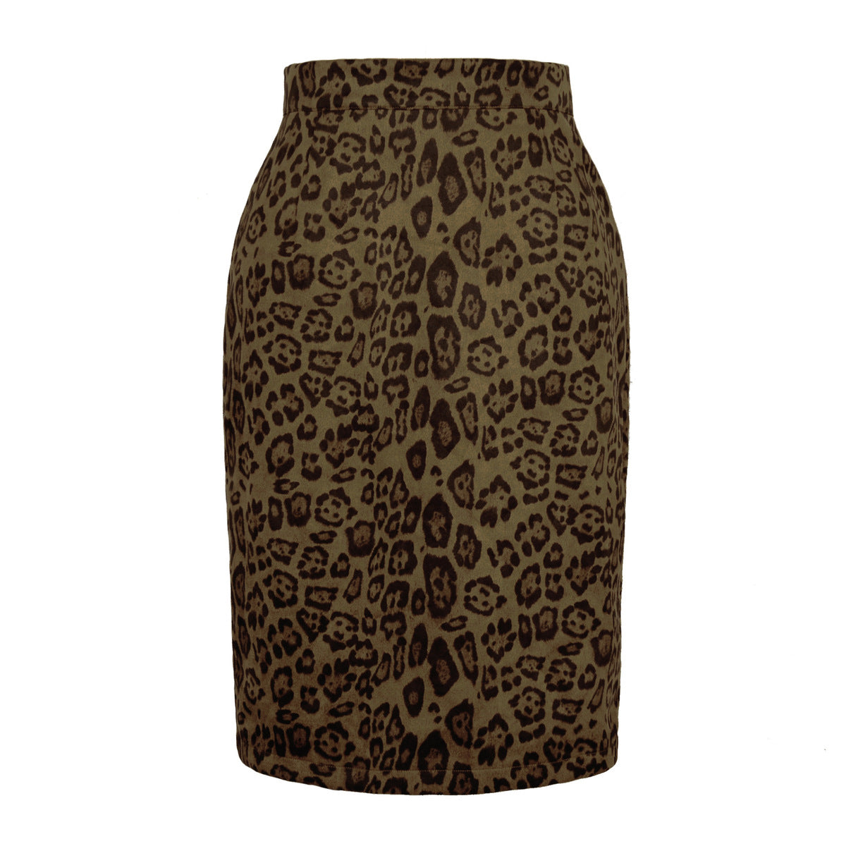 Falda sexy de ante con estampado de leopardo para mujer en varios colores