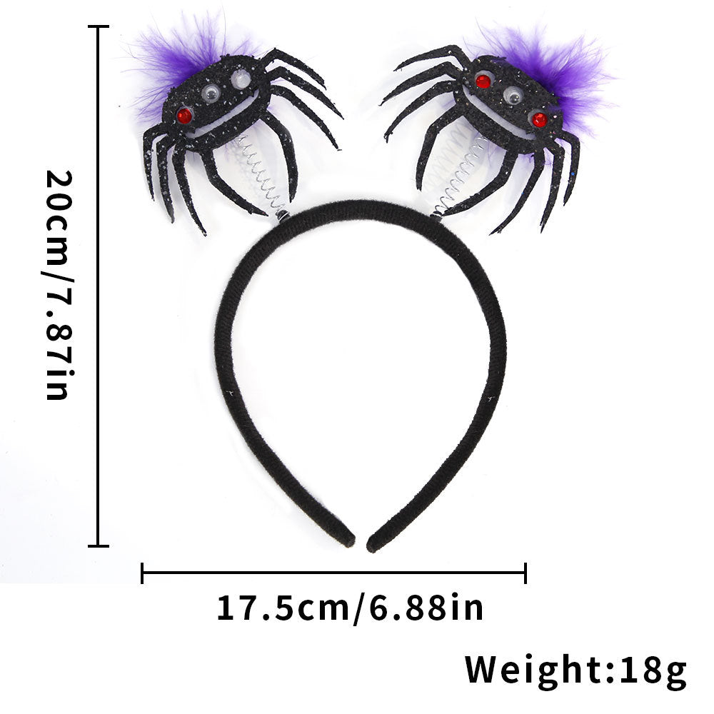 Diadema estéreo para fiesta de Halloween con accesorios festivos