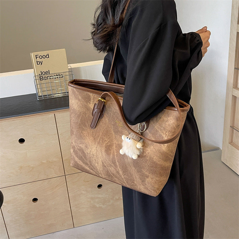 Women Fashion Casual Simple Large Capacity Tote Bag