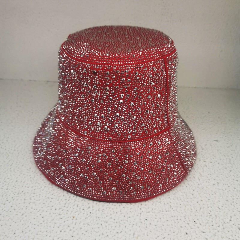 Gipsophila Flash Rhinestone Fashion Casual Bucket Hat