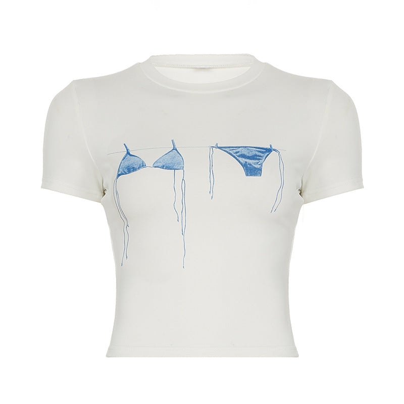 Women Fashion Beach Vacation T-Shirt