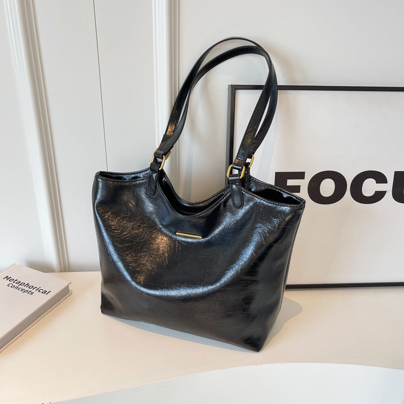 Bolso de mano informal de gran capacidad para mujer