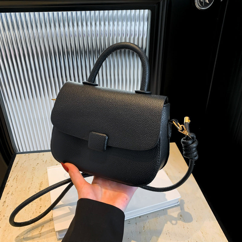 Sac à bandoulière décontracté de couleur unie pour femme