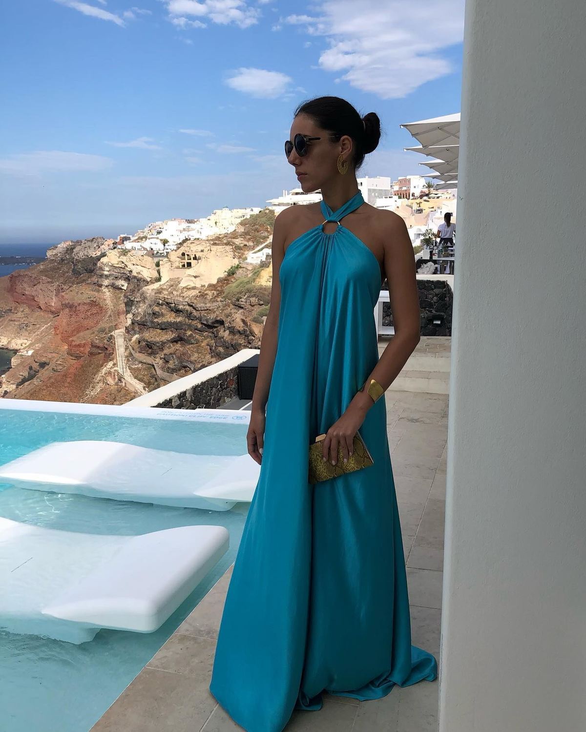Women Vacation Casual Solid Color Maxi Dress