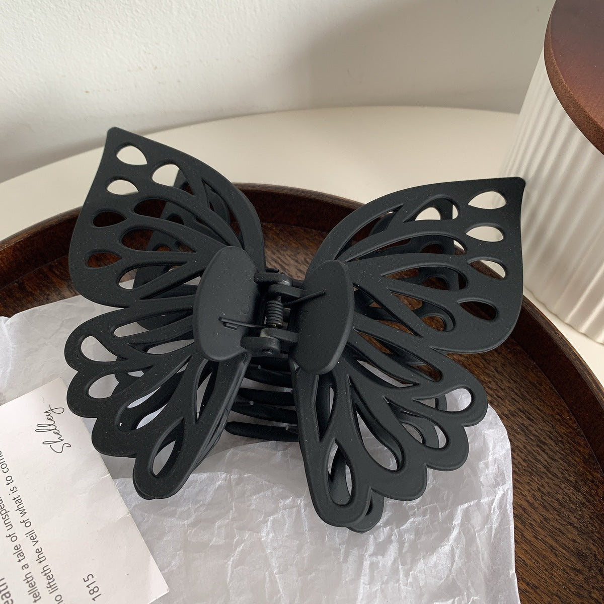 Women Fashion Oversized Double Layer Hollow-Out Butterfly Hair Clip