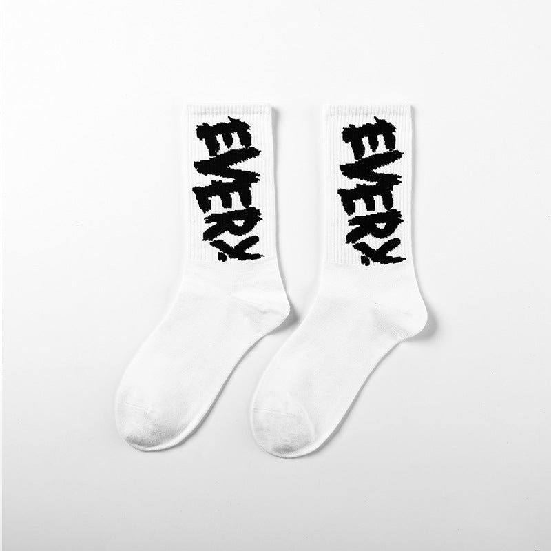Calcetines de Halloween para hombre con diseño punk de calavera y palmeras y astronauta