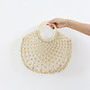 Bohemian Holiday Beach Hollow Straw Handbag