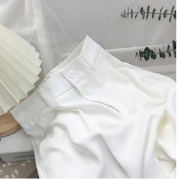 Women High Waist Loose Straight Wide Leg Pants