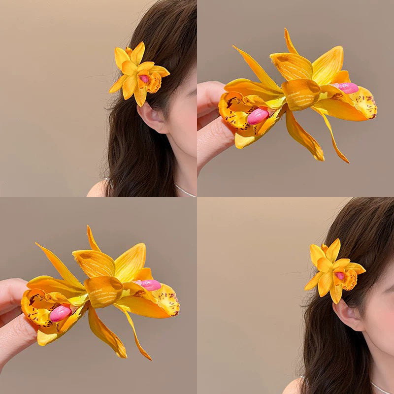 Accesorios florales para el cabello de estilo bohemio playero