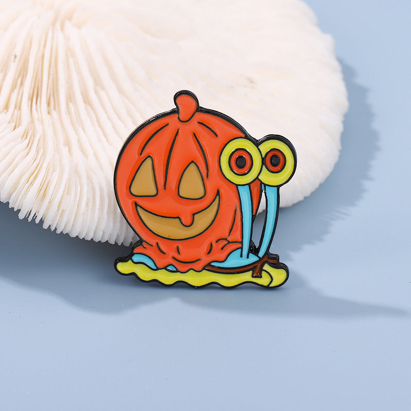 Halloween Cartoon Cute Animal Paint Brooch