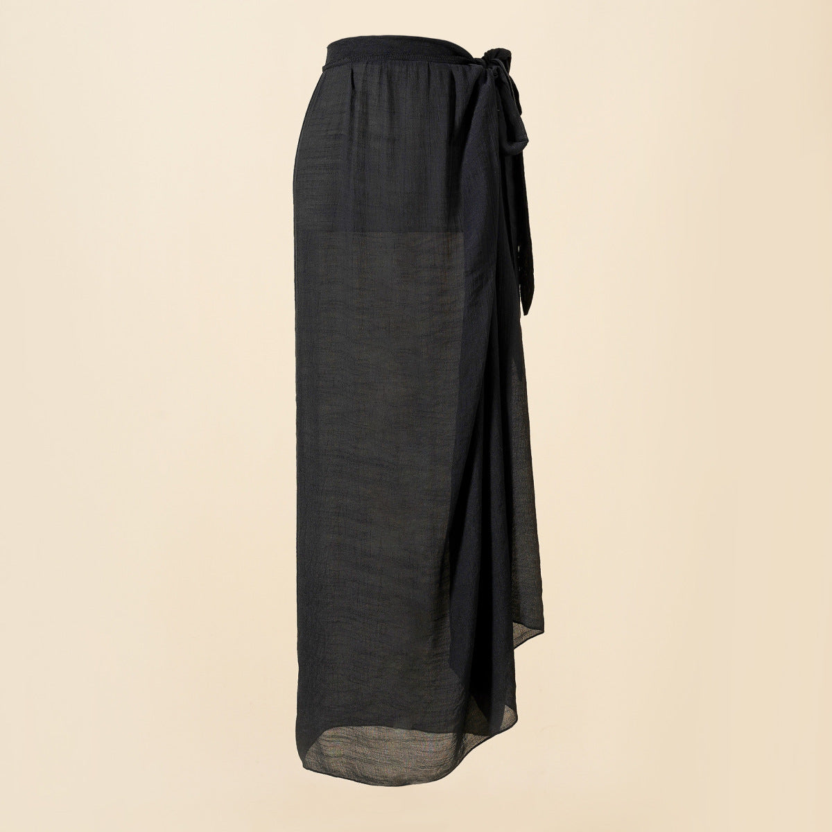 Summer Leopard Print Beach Chiffon Wrap Skirt