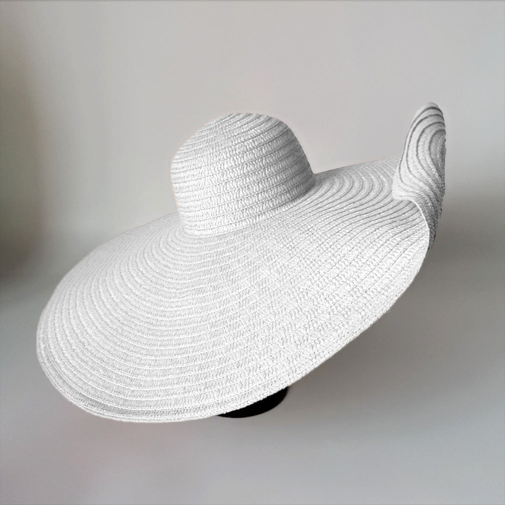 Beach Holiday Straw Collapsible Sun Hat with Color Options
