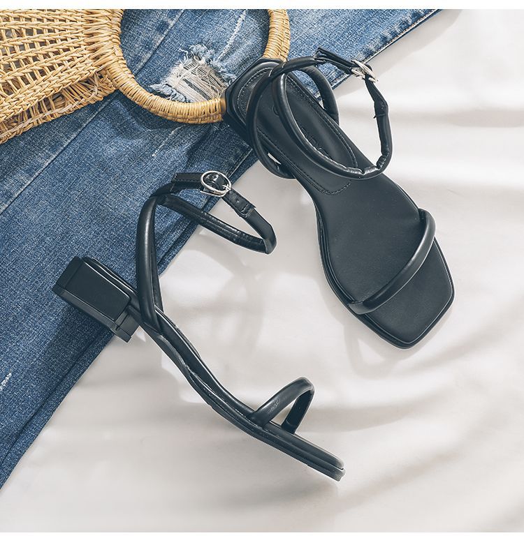 Sandales à bride cheville pour femme, idéales pour les vacances d'été ou la plage