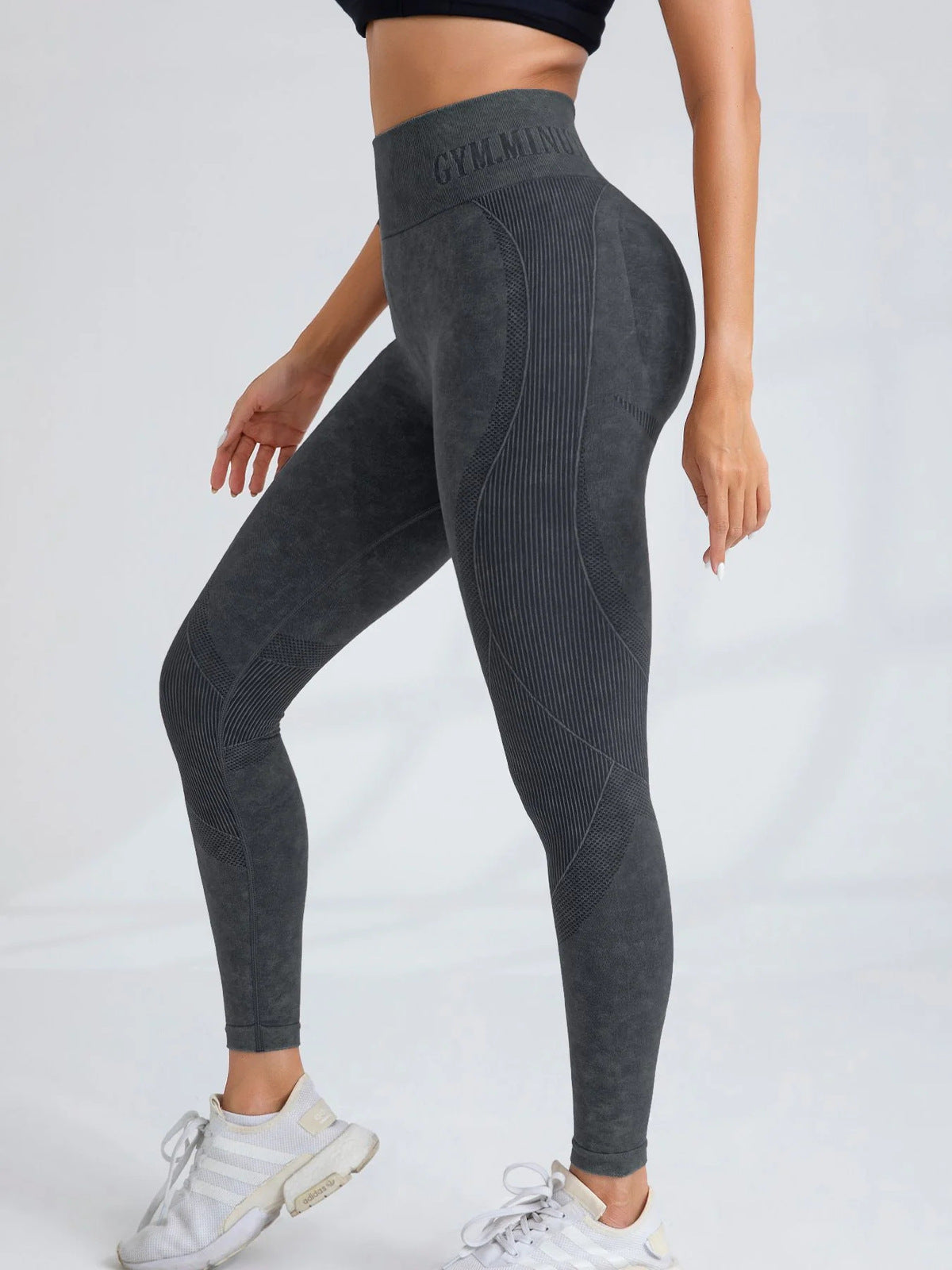 Leggings deportivos de cintura alta a la moda para mujer