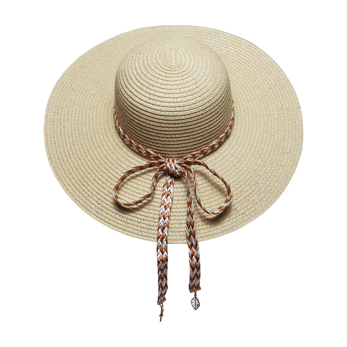 Sombrero de paja para playa, vacaciones, informal, de moda para mujer