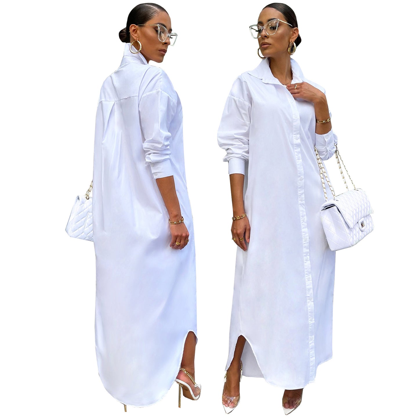 Bulk Trade Women's Fashion Casual Solid Color Coat