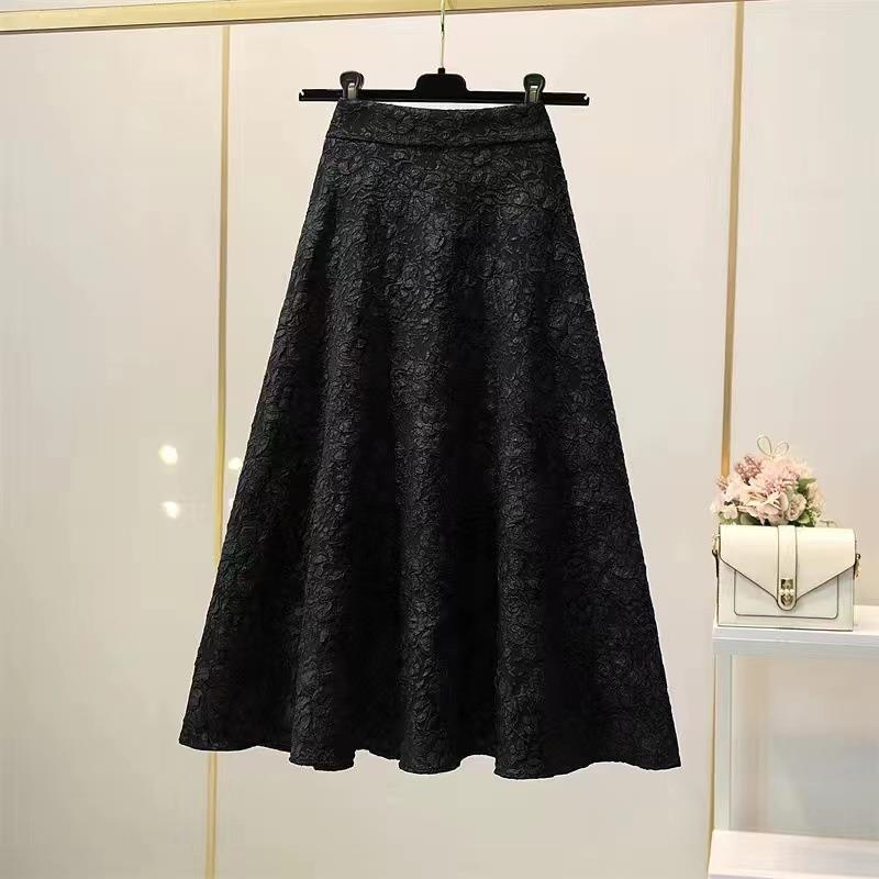 Falda Jacquard Retro Casual de Moda para Mujer