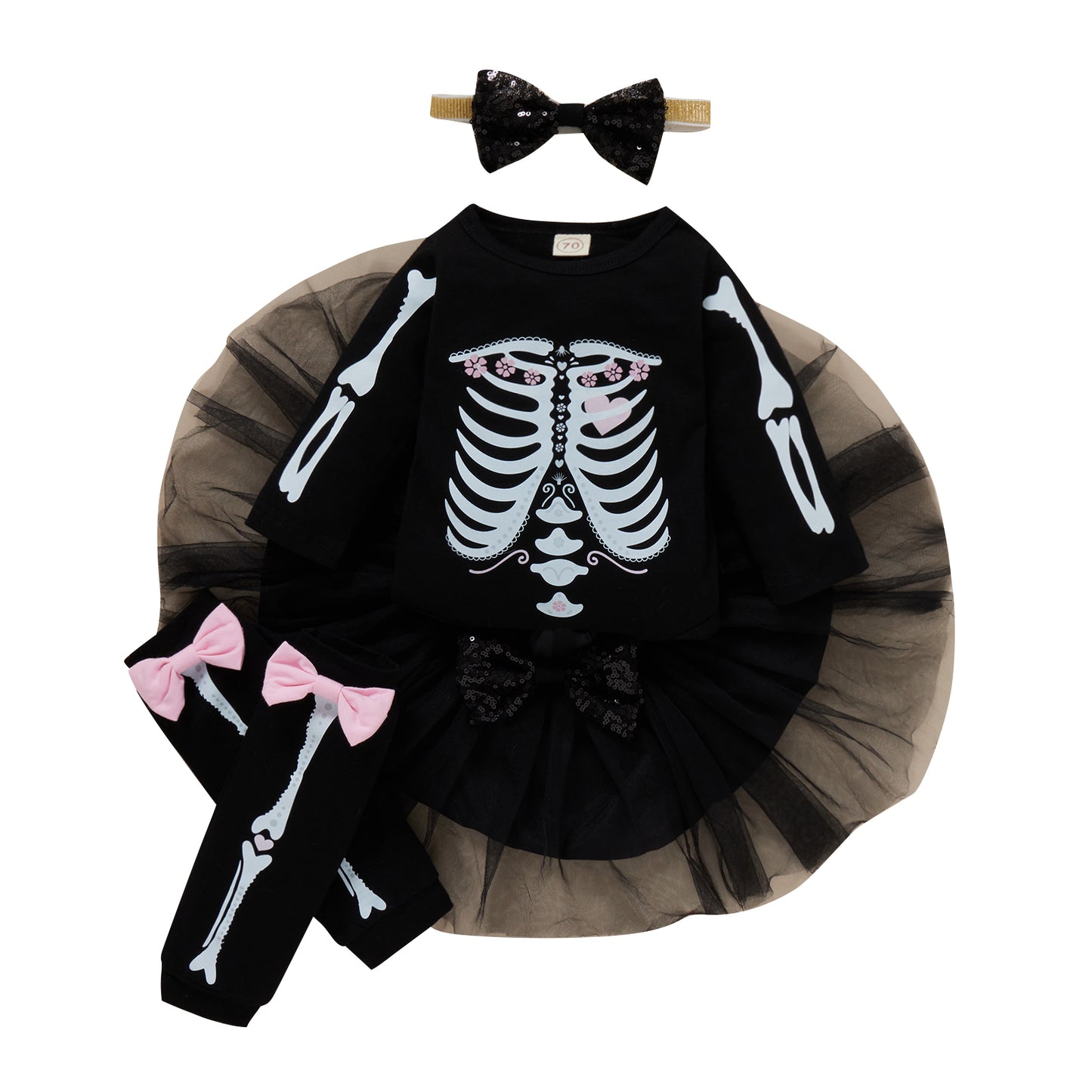 Baby Girls Halloween Clothing Set Cotton Polyester Design