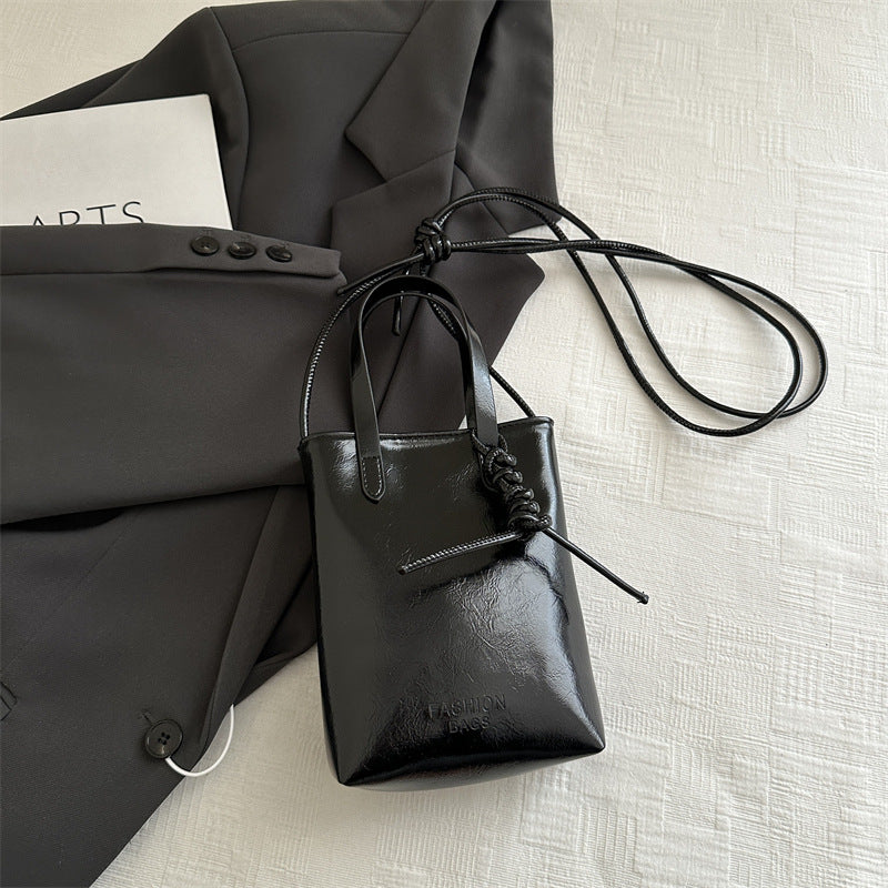 Bolso bandolera para teléfono móvil de color sólido y sencillo de moda